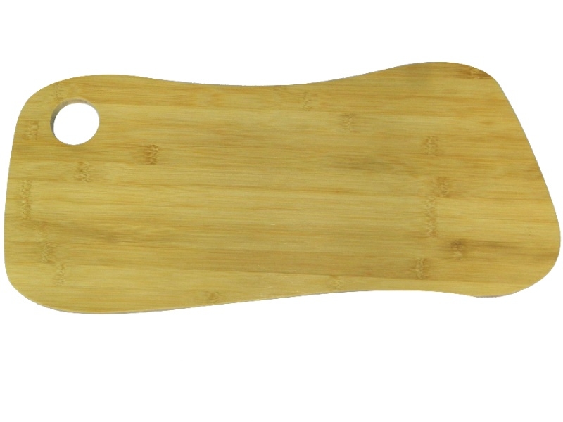 Superior Bamboo Charcuterie Board with Wavy Edge - Durable Kitchen Serveware